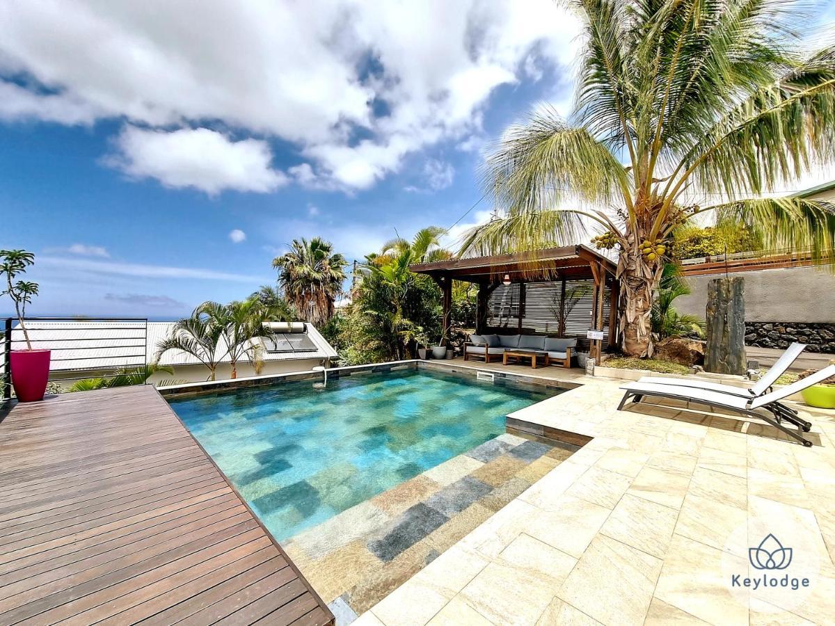 Villa O Baobhai Classee 4 Etoiles - Pisicine Privee Et Vue Mer - Saint-Pierre 외부 사진