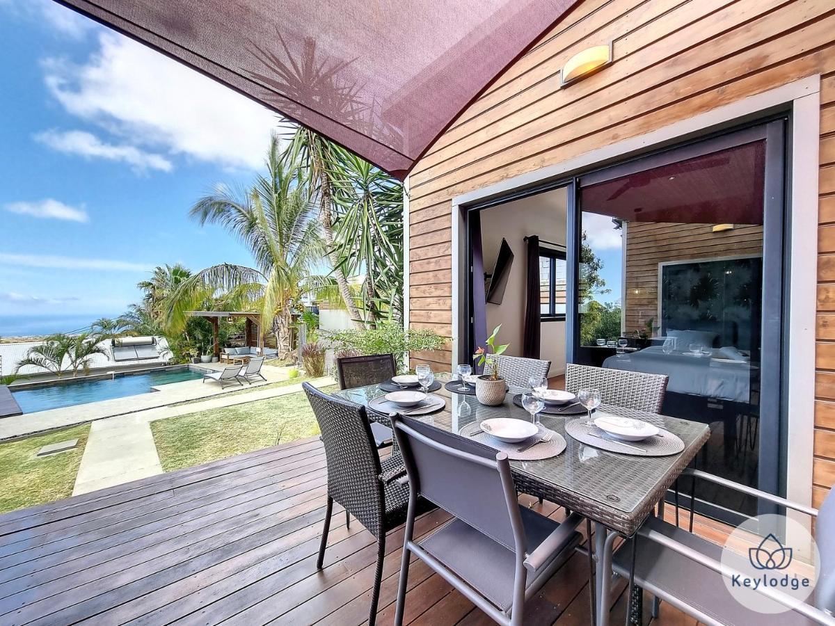 Villa O Baobhai Classee 4 Etoiles - Pisicine Privee Et Vue Mer - Saint-Pierre 외부 사진